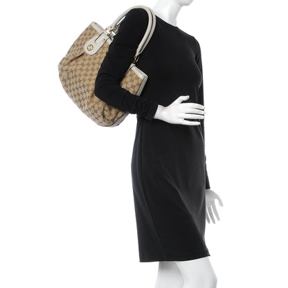 Gucci Monogram Medium Scarlett Studded Tote Off White 2 of 7