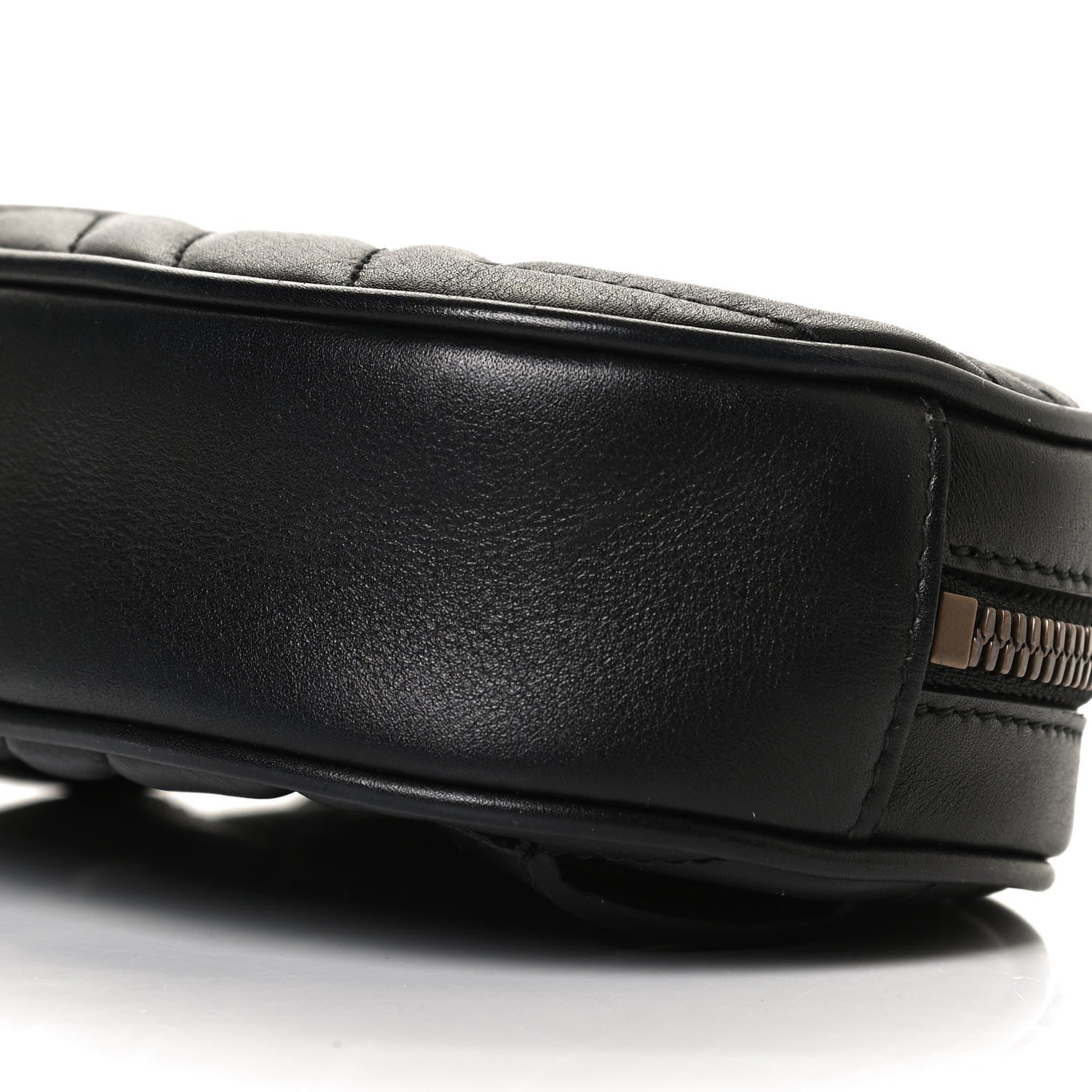 Gucci Calfskin Matelasse GG Marmont Belt Bag 95 38 Black 11 of 13