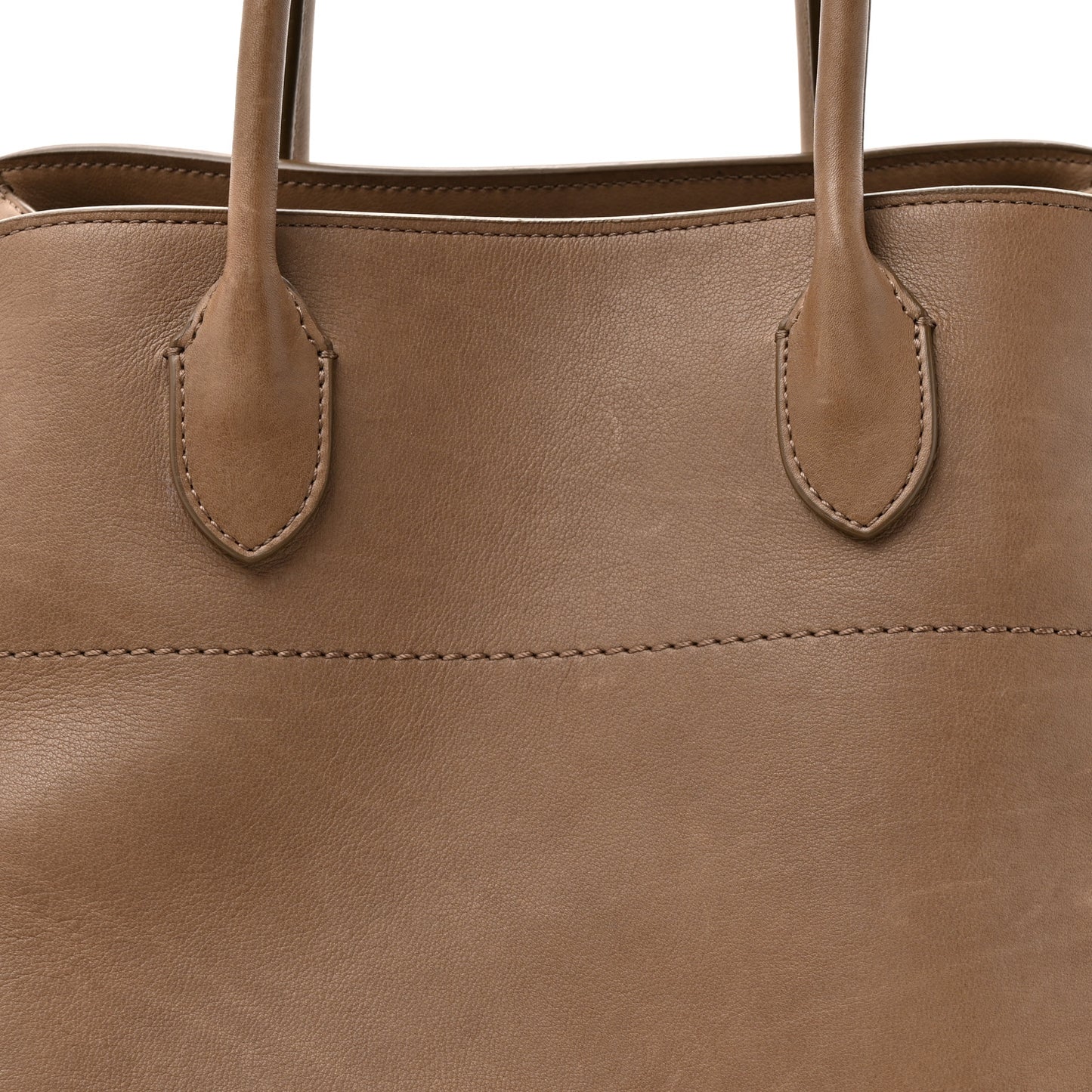 Polished Saddle Calfskin Soft Margaux 15 Mouse Grey
