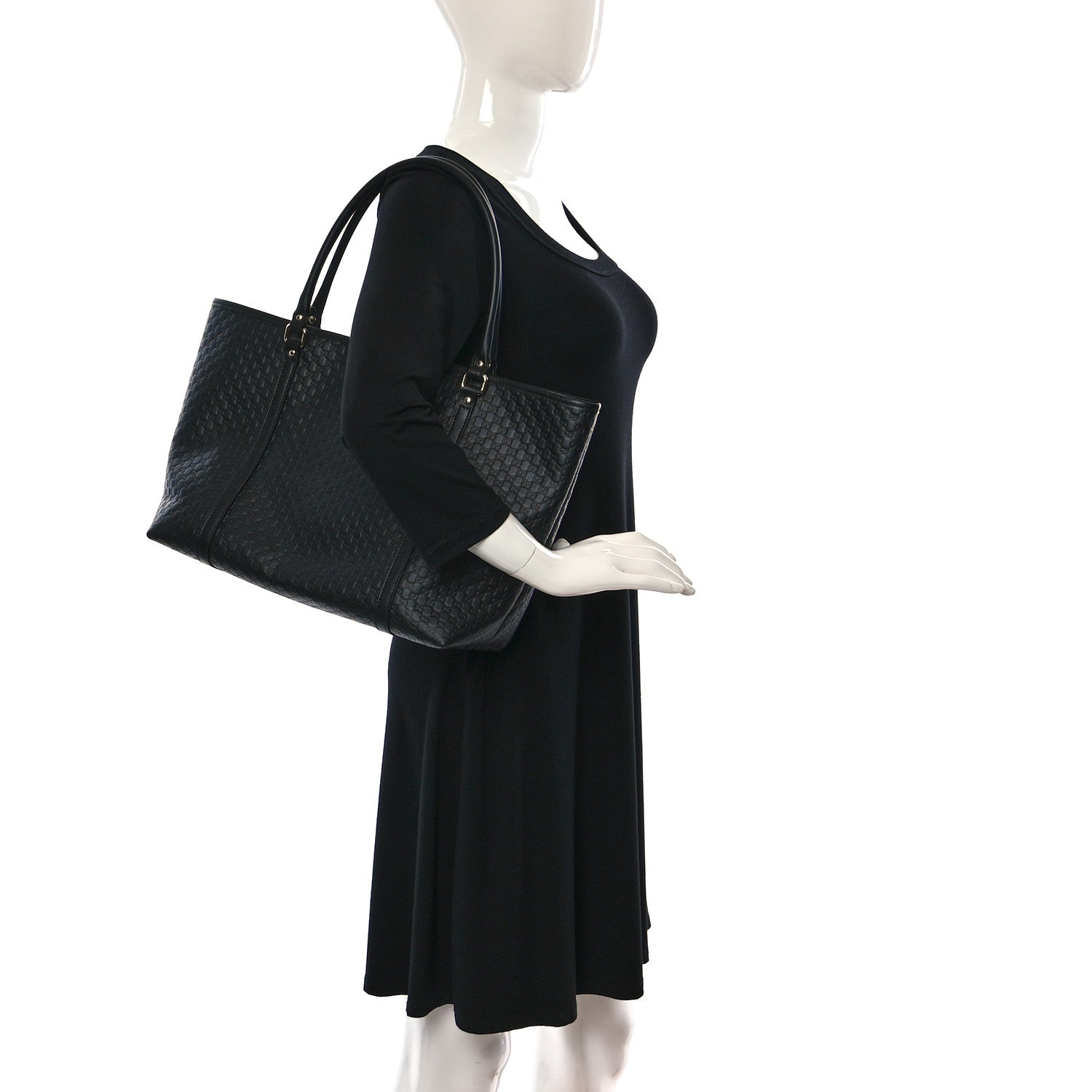 Gucci Microguccissima Medium Joy Tote Black 2 of 9
