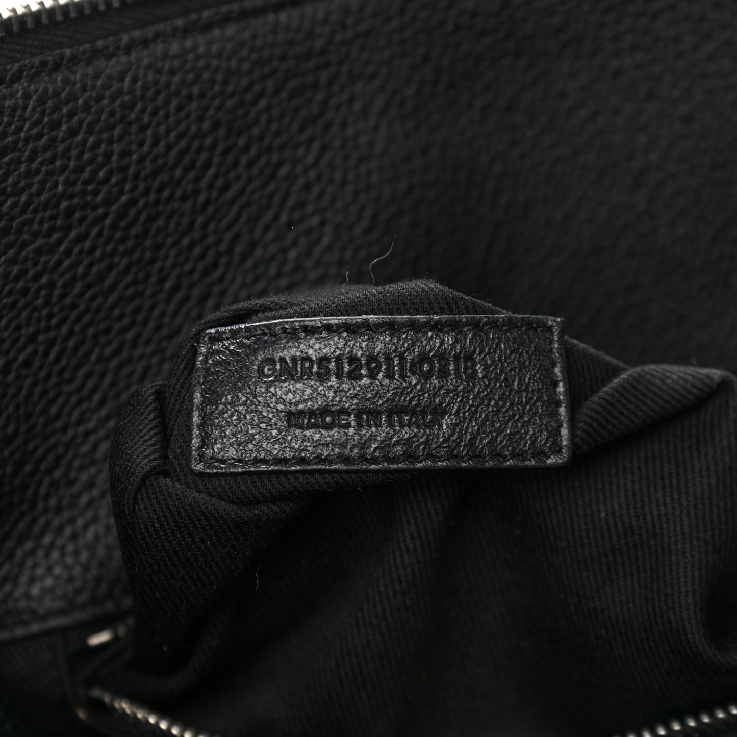Grained Calfskin Small Supple Sac De Jour Duffle Black
