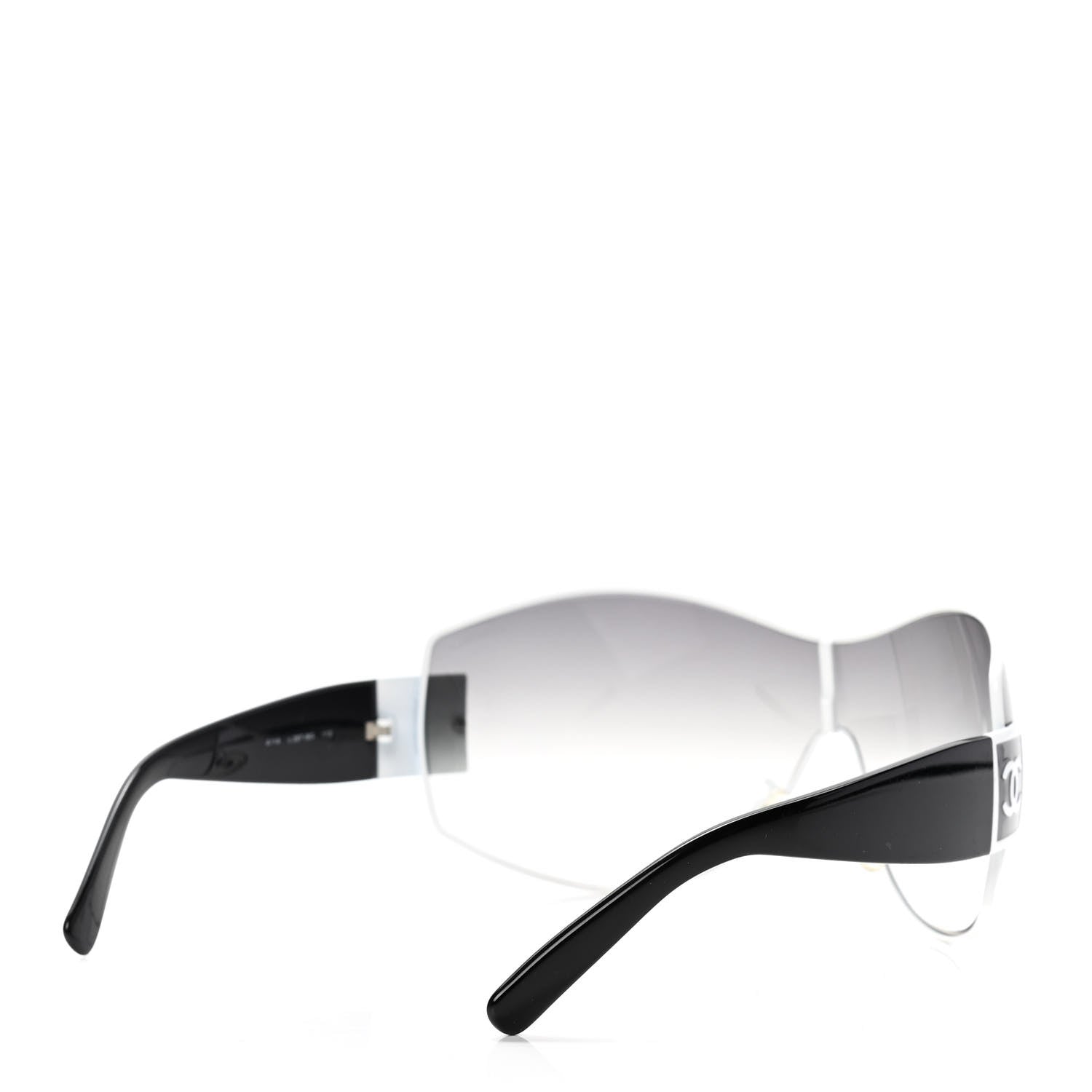 Chanel CC Sunglasses 4114 Black White 4 of 5