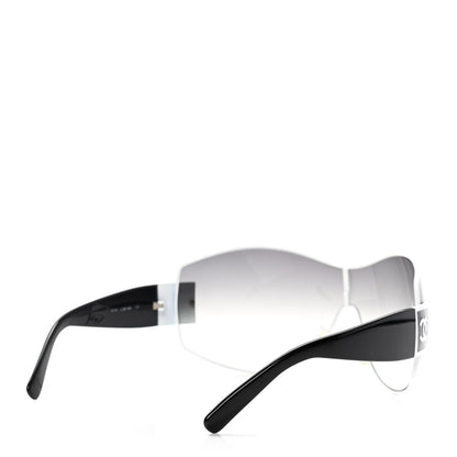 Chanel CC Sunglasses 4114 Black White 4 of 5