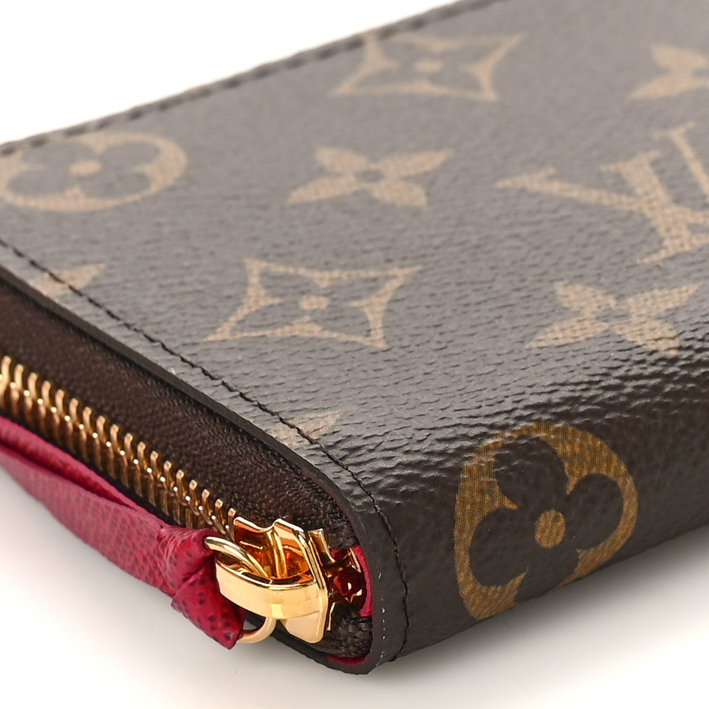 Monogram Clemence Wallet Fuchsia