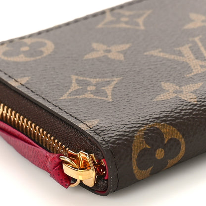 Louis Vuitton Monogram Clemence Wallet Fuchsia 7 of 9