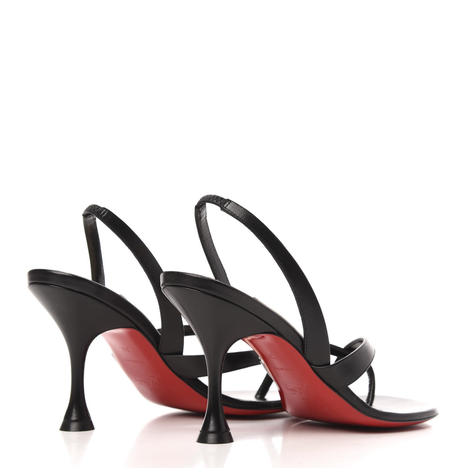 Christian Louboutin Kid Taralita 85 Thong Sandals 36 Black 4 of 8