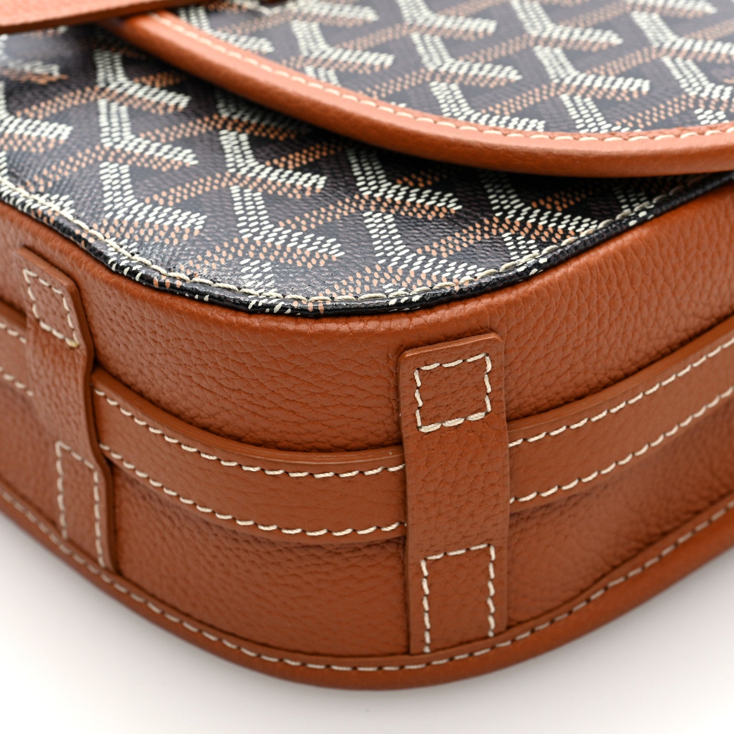 Goyard Goyardine Belvedere II PM Messenger Bag Black Gold 9 of 9