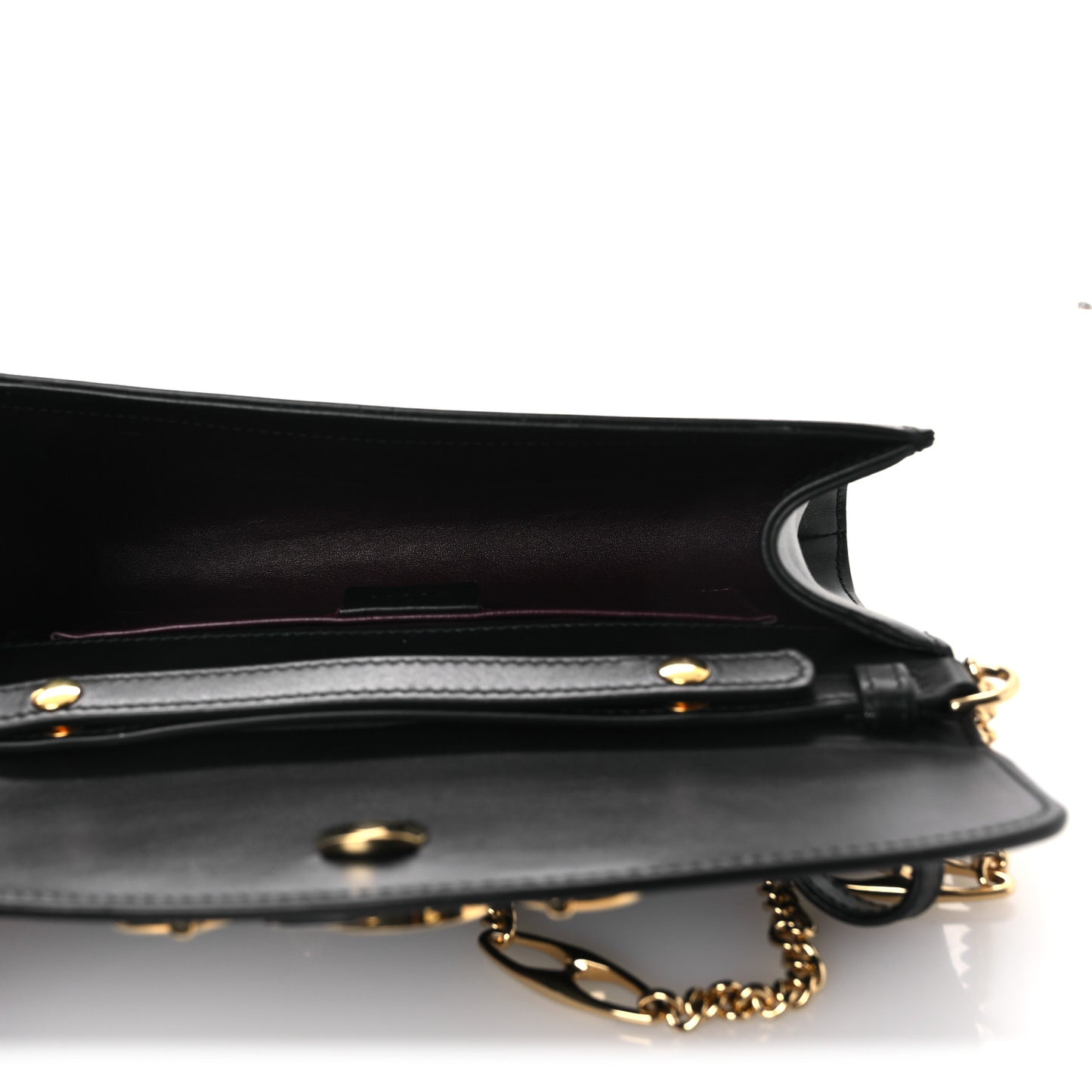 Smooth Calfskin Small Zumi Top Handle Shoulder Bag Black