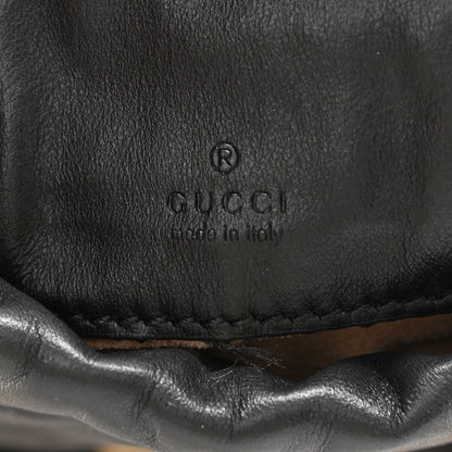 Gucci Calfskin Matelasse Mini GG Marmont 2.0 Bucket Bag Black 6 of 8