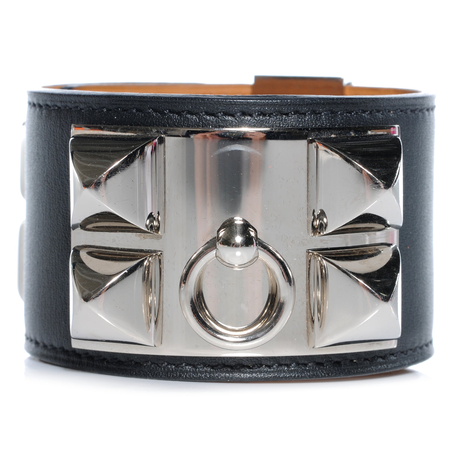 Hermes Chamonix Collier de Chien CDC Bracelet Black Small 1 of 7