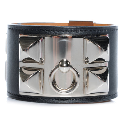 Hermes Chamonix Collier de Chien CDC Bracelet Black Small 1 of 7