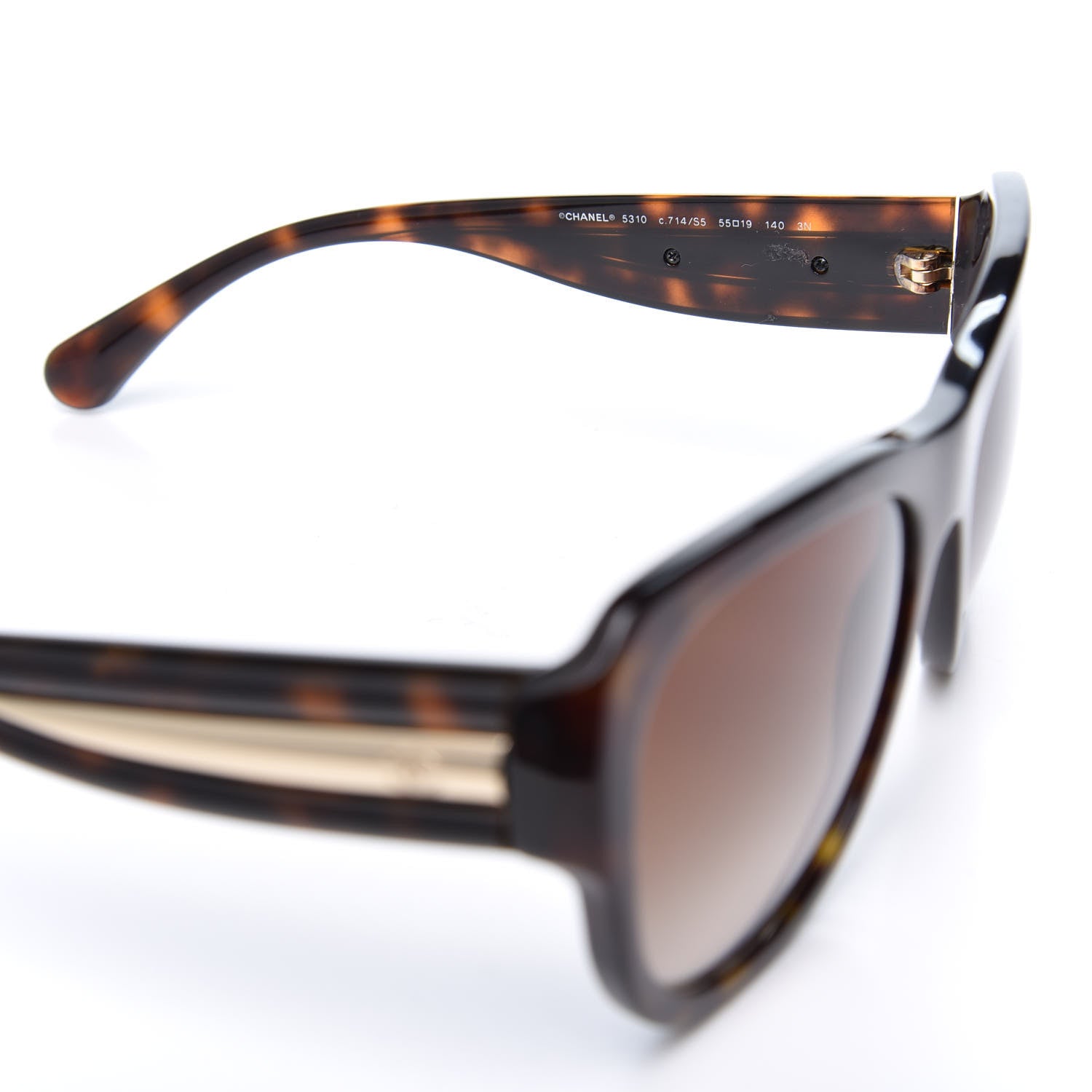 Chanel CC Square Sunglasses 5310 Tortoise 6 of 9