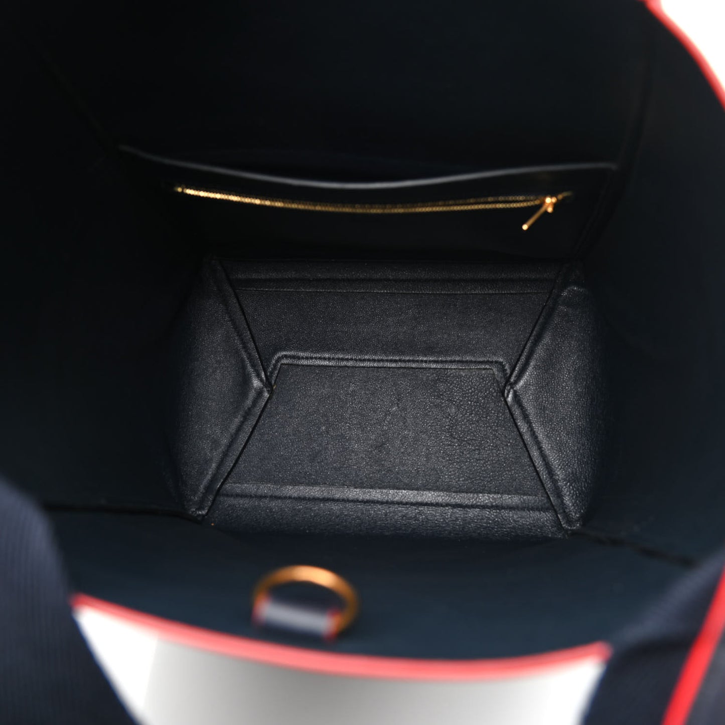 Supersoft Calfskin Sangle Bucket Bag Navy