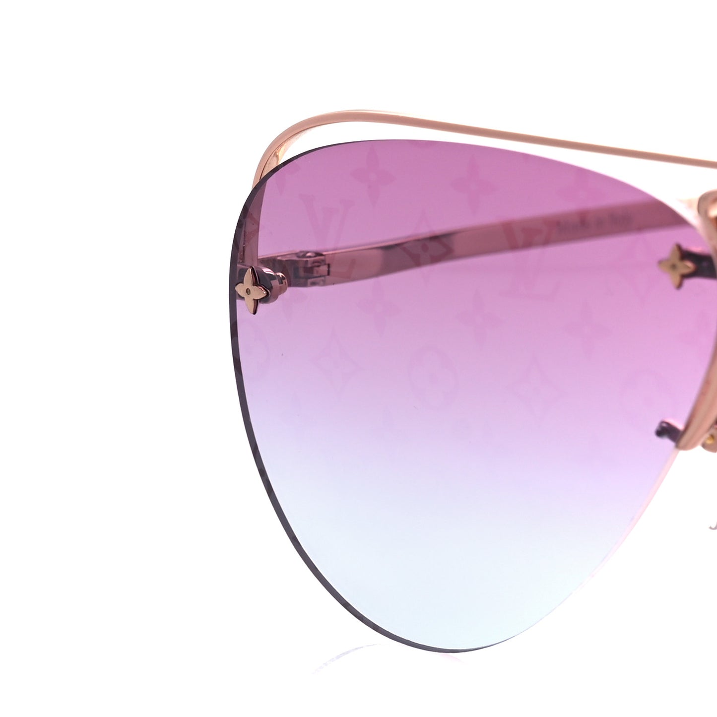 Monogram Grease Sunglasses Z1280W Gold