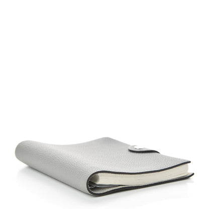 Hermes Togo Ulysse PM Agenda Cover Gris Mouette 4 of 8