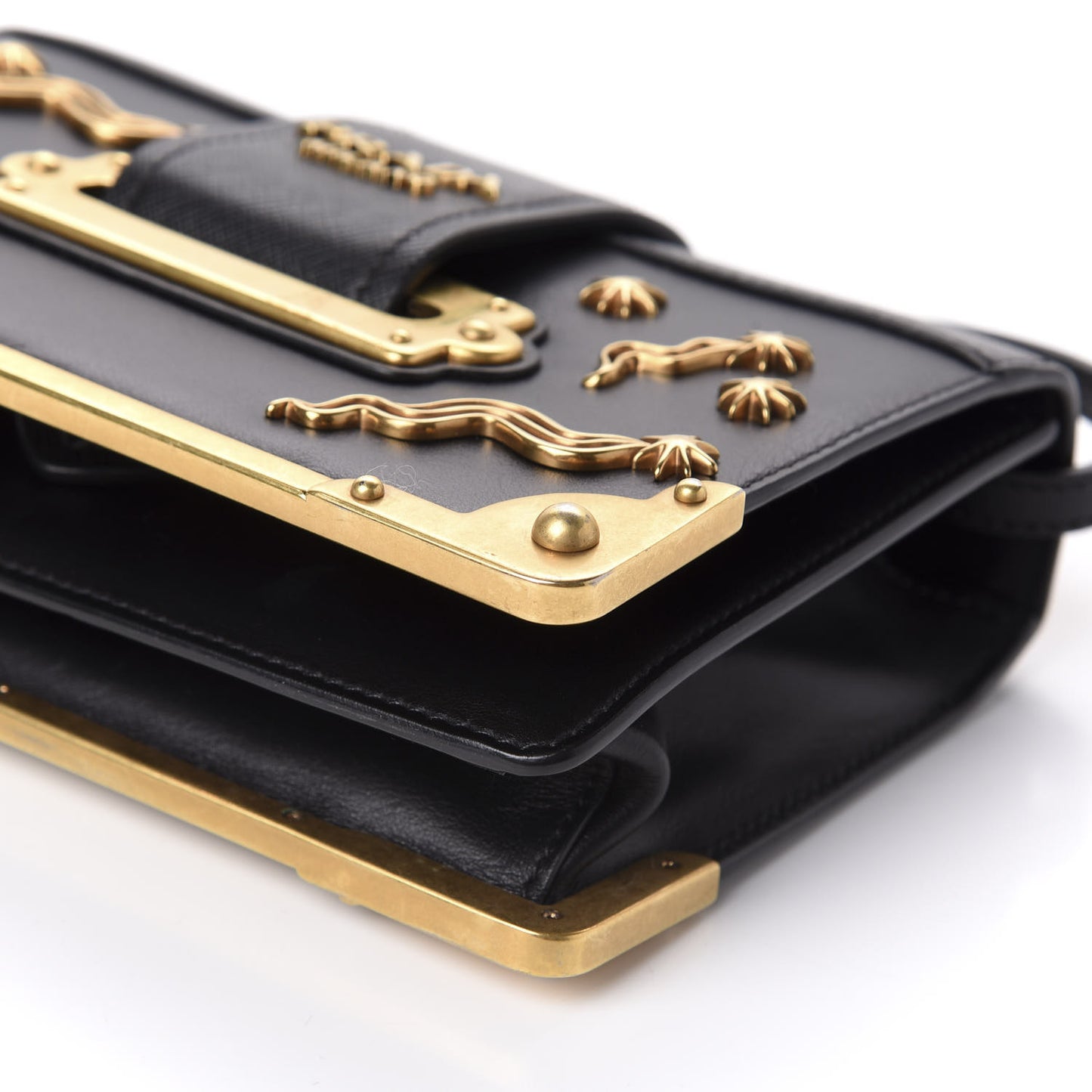 City Calf Saffiano Cahier Astrology Bag Black
