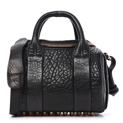 Alexander Wang Pebbled Lambskin Mini Rockie Black Rose Gold Hardware 1 of 8