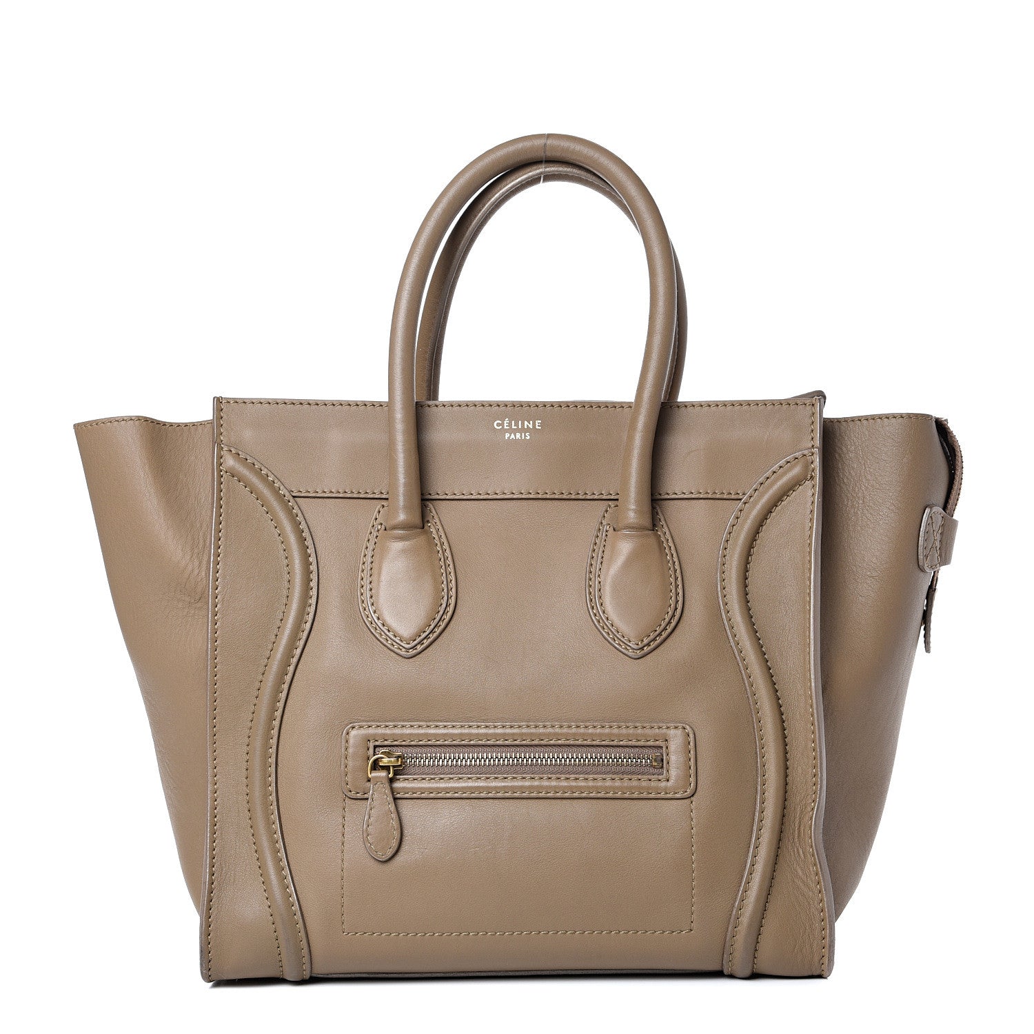 Celine Smooth Calfskin Mini Luggage Dune 1 of 17