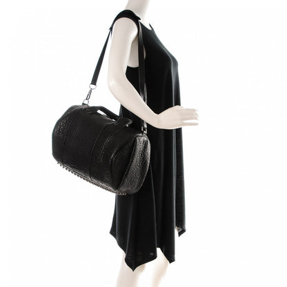 Alexander Wang Pebbled Lambskin Rocco Black Nickel Hardware 2 of 7