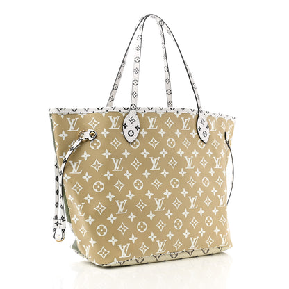 Louis Vuitton Monogram Giant Neverfull MM Kaki 4 of 12