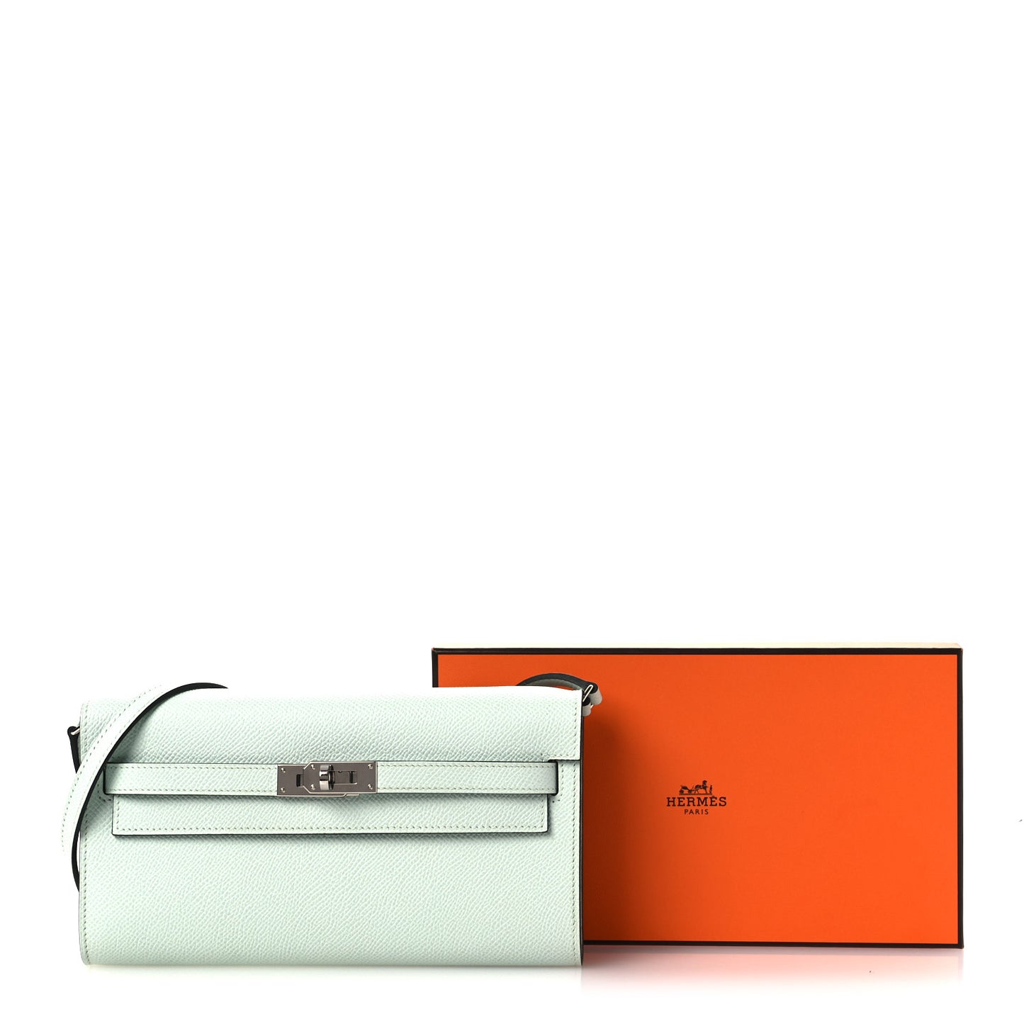 Epsom Kelly Wallet To Go Vert Peppermint