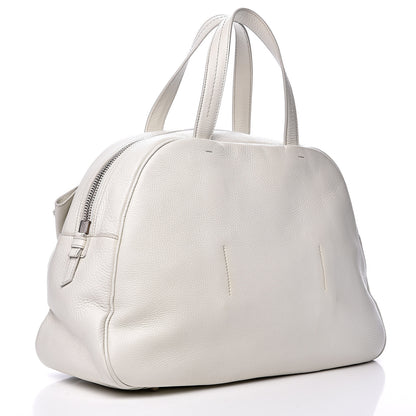 Saint Laurent Calfskin Large Y Bow Tote White 2 of 10