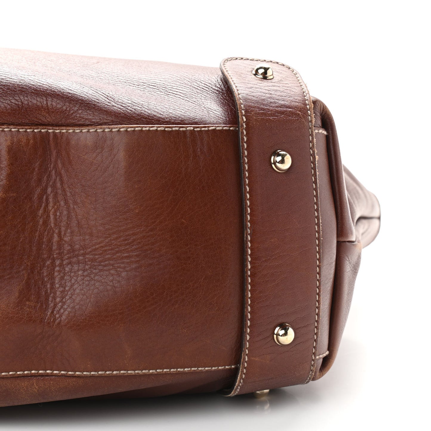 Calfskin Pelham Shoulder Bag Brown