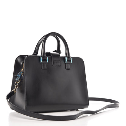 Saint Laurent Calfskin Monogram Baby Cabas Black 3 of 9