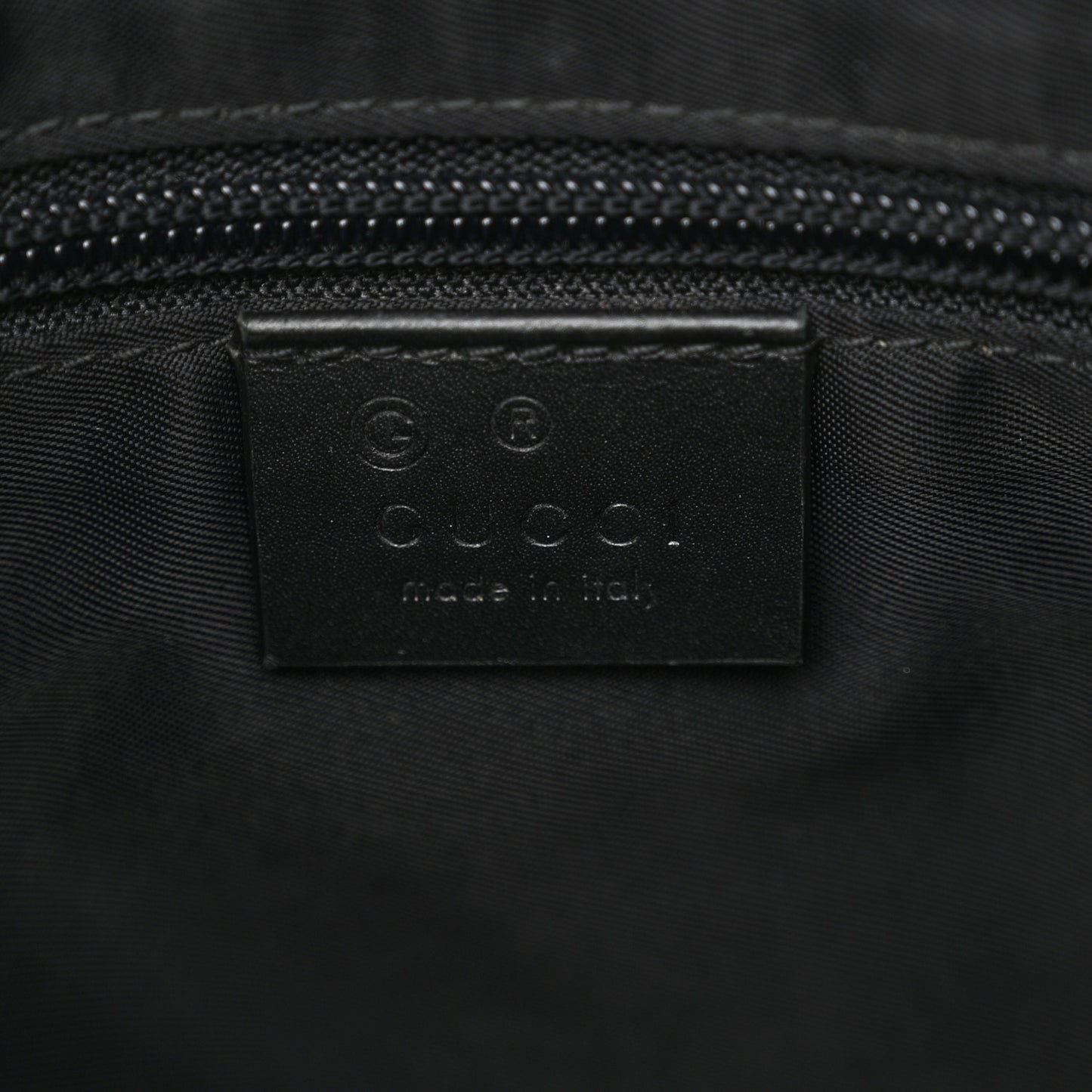 Techno Canvas Selleria Calfskin Web Small Flat Messenger Bag Black