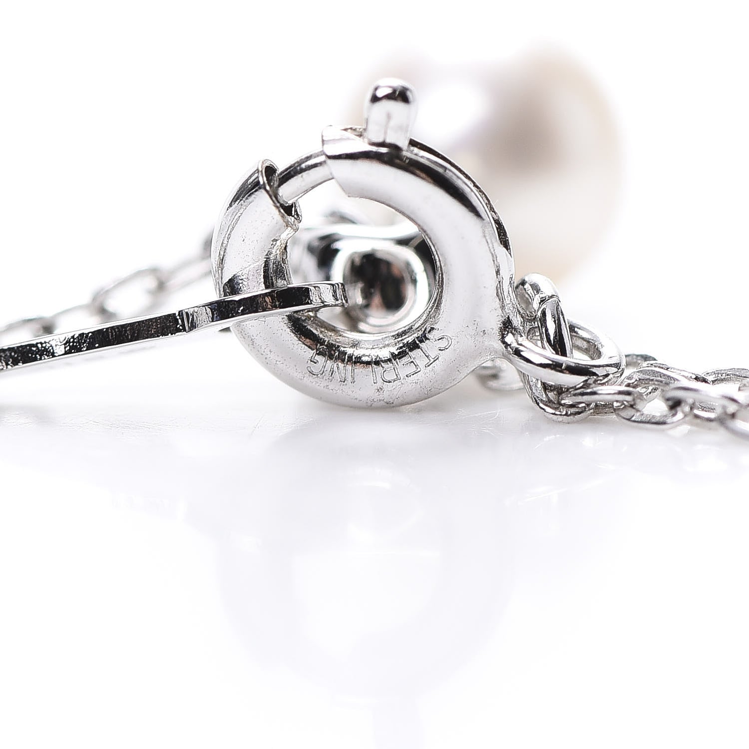 Mikimoto Sterling Silver Akoya Pearl 6mm Pendant Necklace 6 of 7