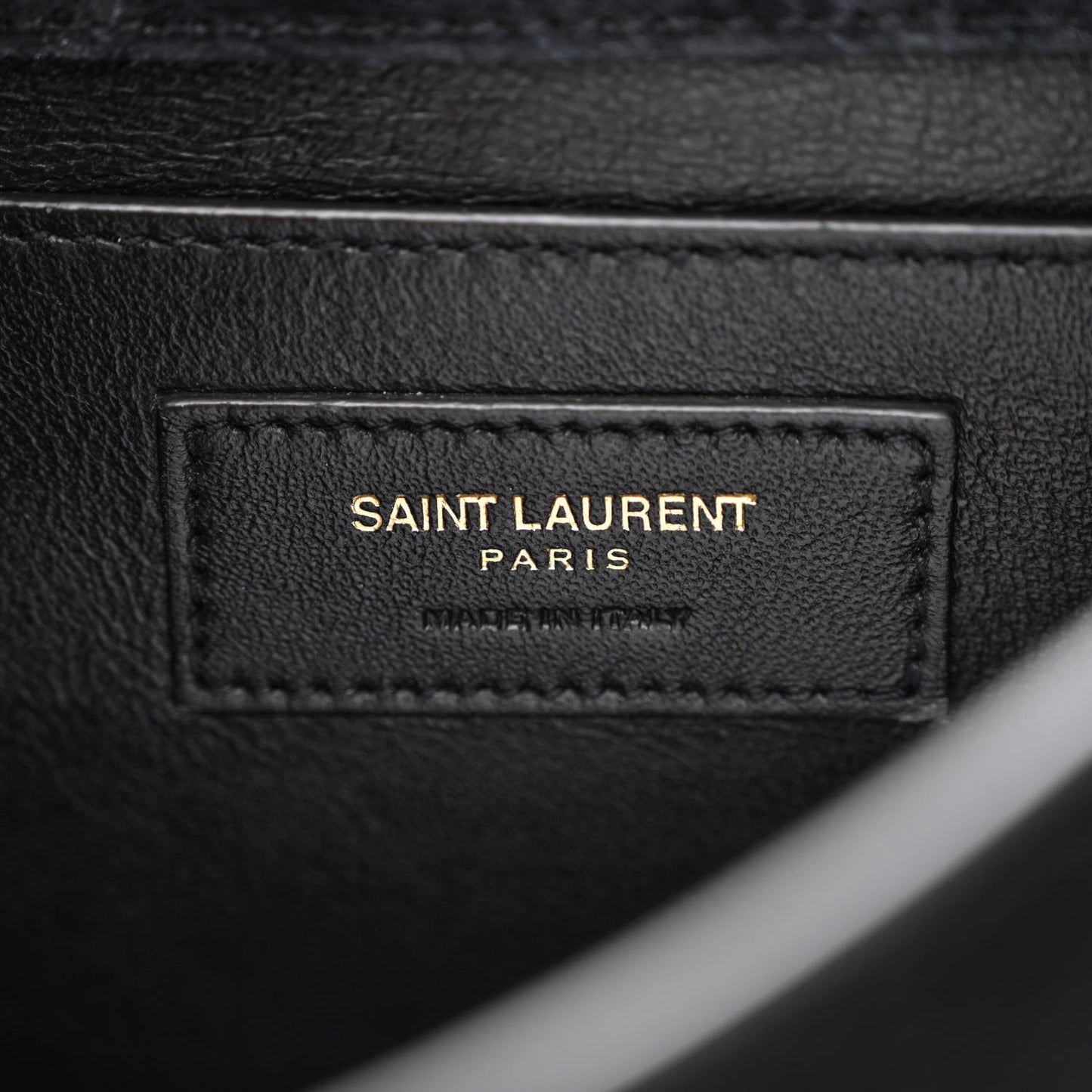 Suede Small Spontini Saddle Bag Black