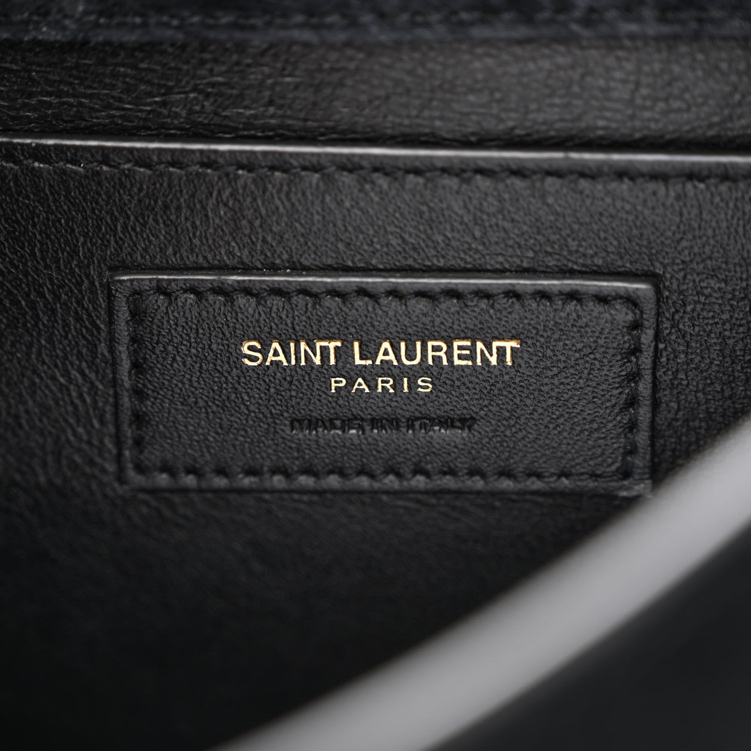 Saint Laurent Suede Small Spontini Saddle Bag Black 6 of 12