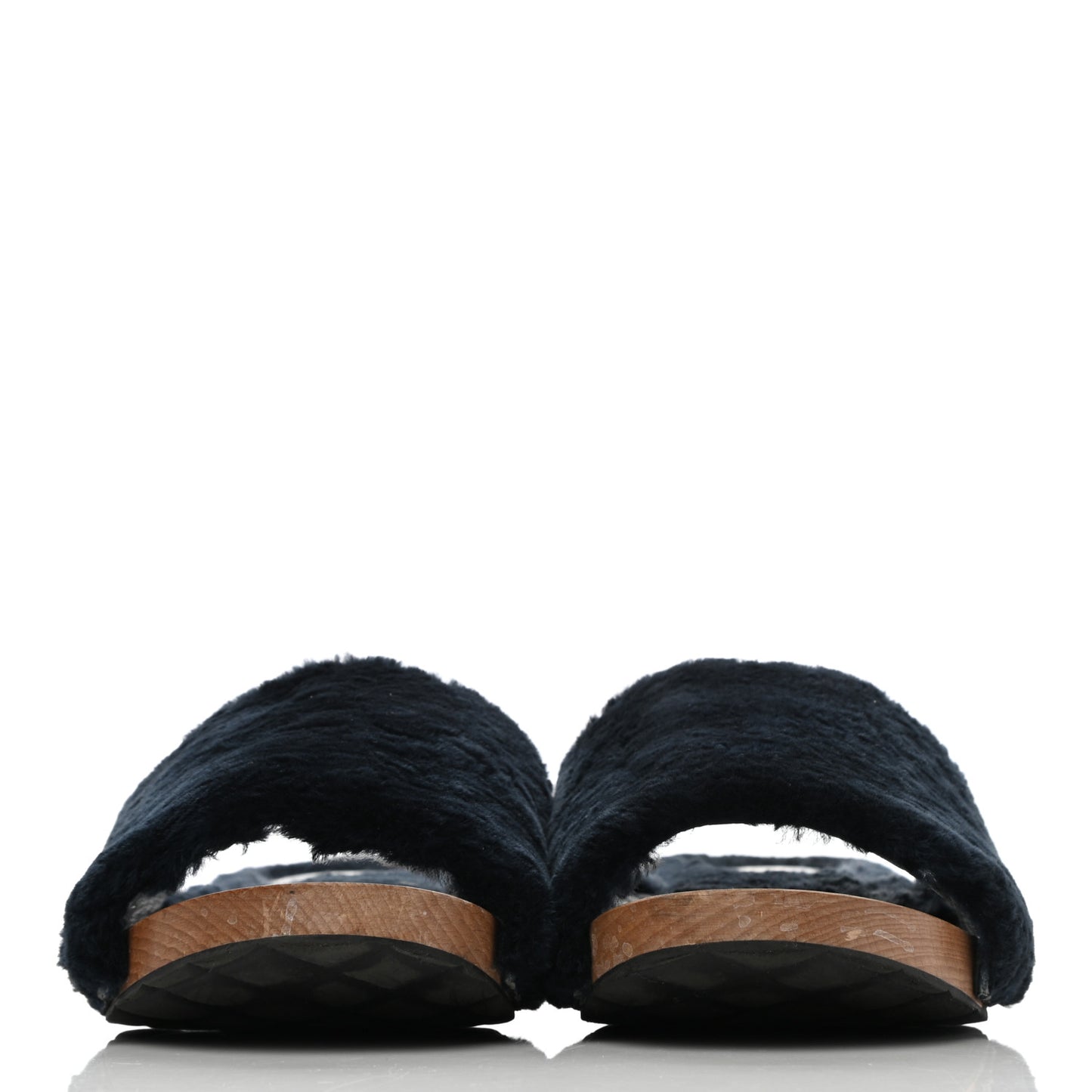 Orylag Lambskin Mules 39 Blue