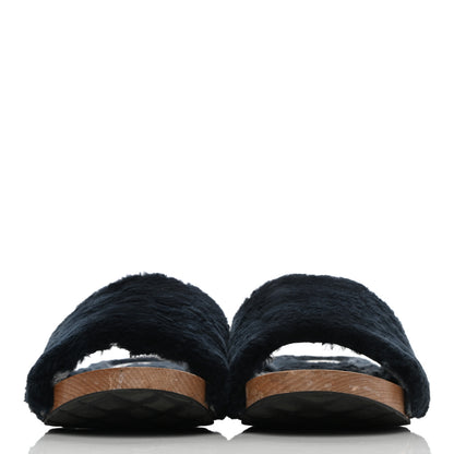 Chanel Orylag Lambskin Mules 39 Blue 2 of 9
