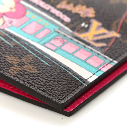 Louis Vuitton Monogram 2021 Christmas Animation Hollywood Passport Cover Fuchsia 9 of 10