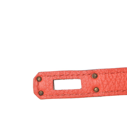 Hermes Togo Birkin 25 Rouge Tomate 19 of 37
