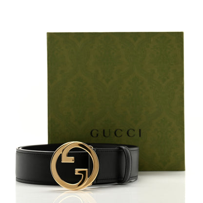 Gucci Ciny Lux Calfskin Blondie 40mm Belt 95 38 Black 7 of 7