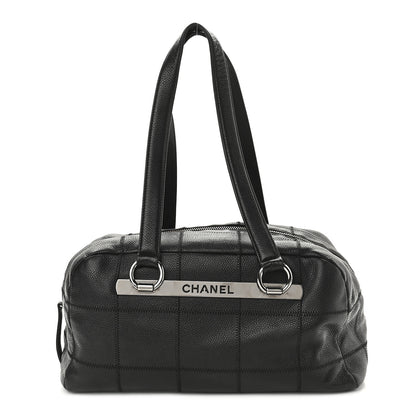 Chanel Caviar Square Stitched Tote Black 1 of 8