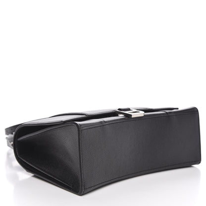 Balenciaga Grained Calfskin Medium Hourglass Top Handle Bag Black 4 of 9