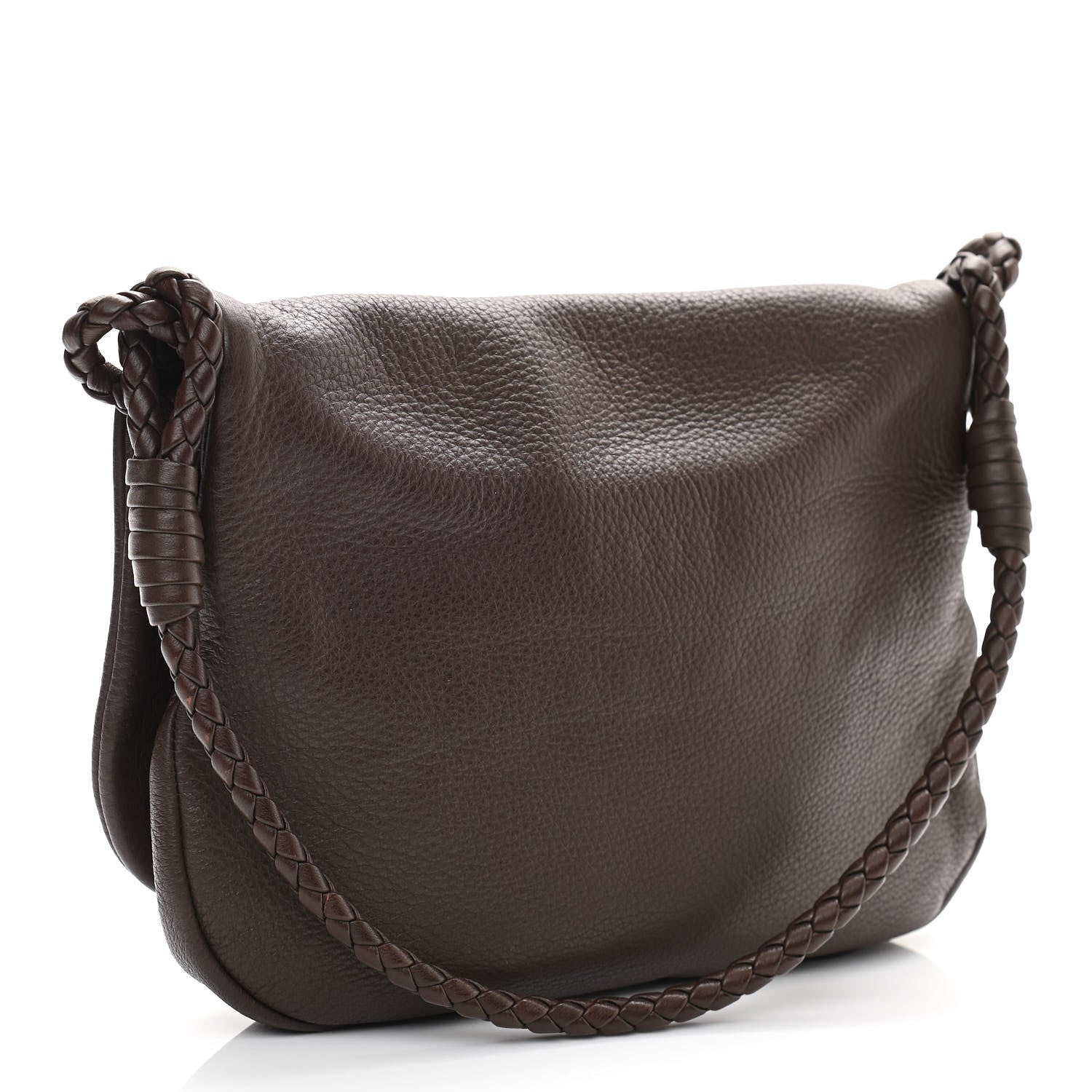 Bottega Veneta Cervo Flap Shoulder Bag Ebano 3 of 10