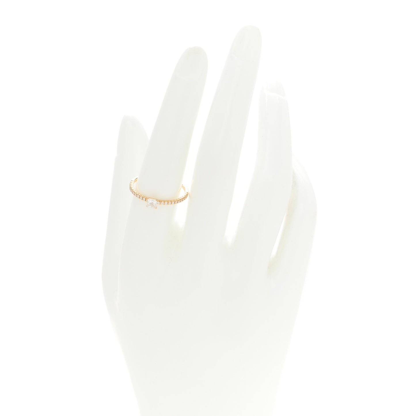 18K Yellow Gold Diamond Etincelle De Cartier Engagement Ring 57 8