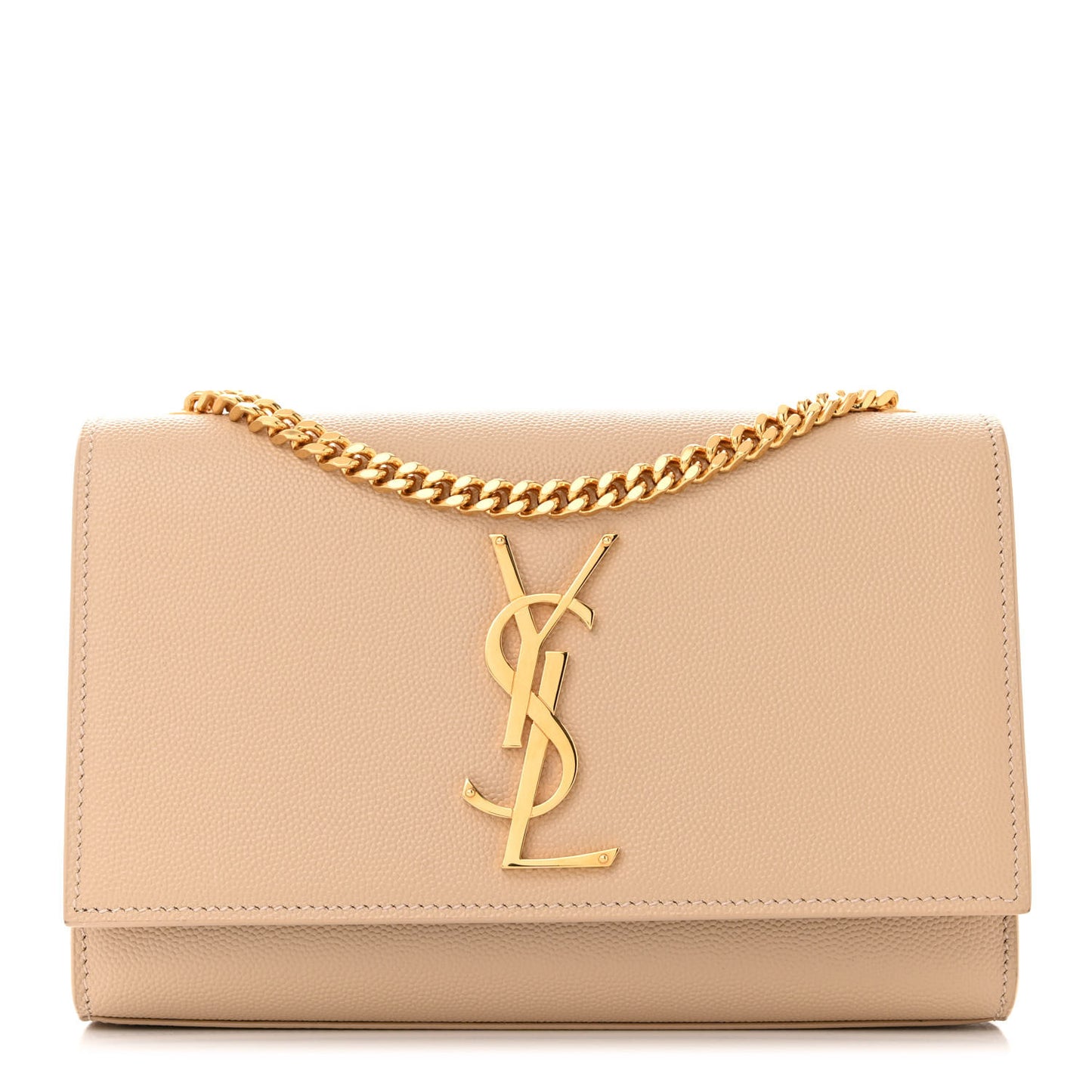 Grain De Poudre Small Monogram Kate Satchel Nude Powder