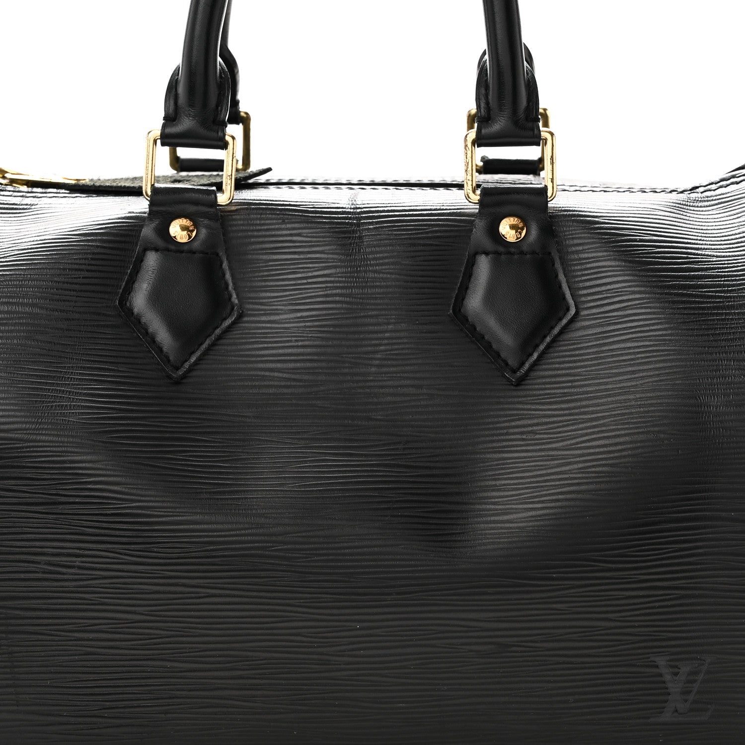 Louis Vuitton Epi Speedy 25 Black Black 7 of 10