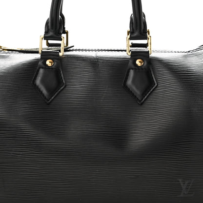 Louis Vuitton Epi Speedy 25 Black Black 7 of 10