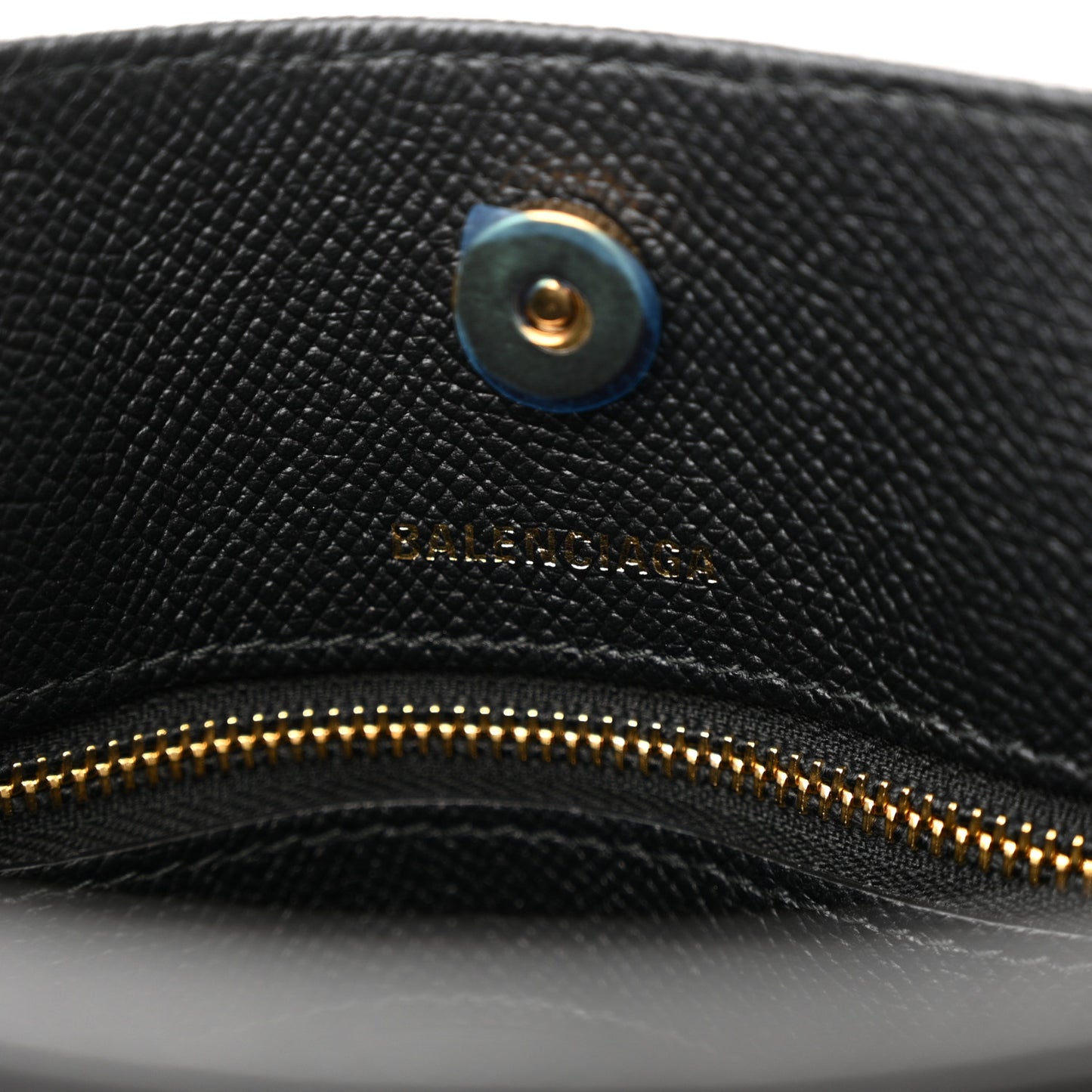 Grained Calfskin Ville Aj Tote XXS Black