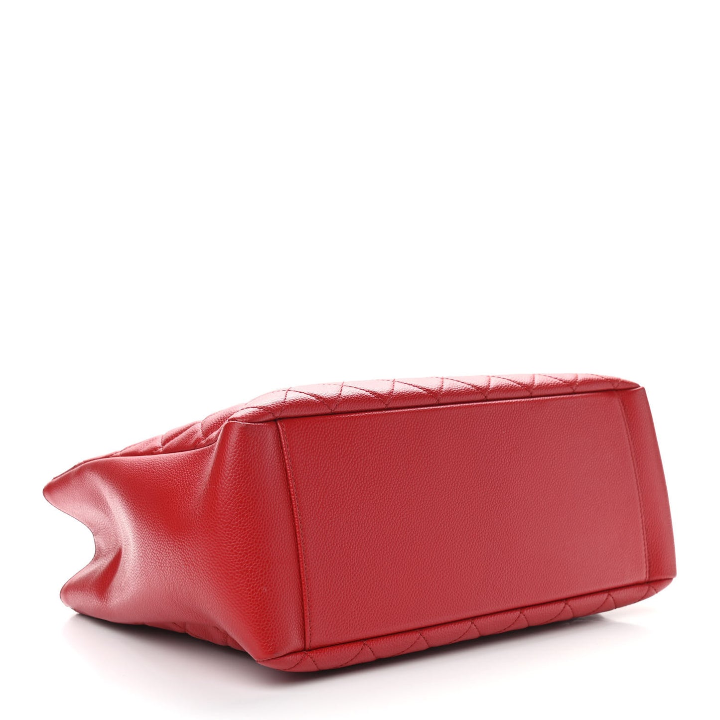 Caviar Quilted Grand Shopping Tote GST Red