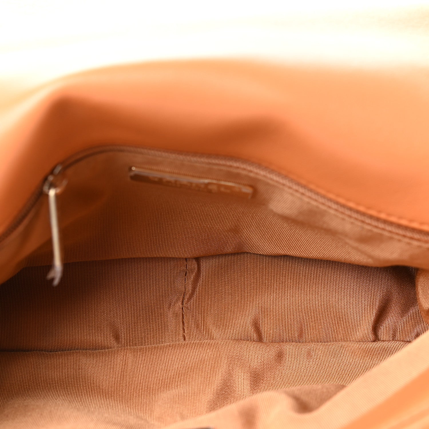 Chanel Lambskin Quilted Medium Chanel 19 Flap Light Brown 5 of 11