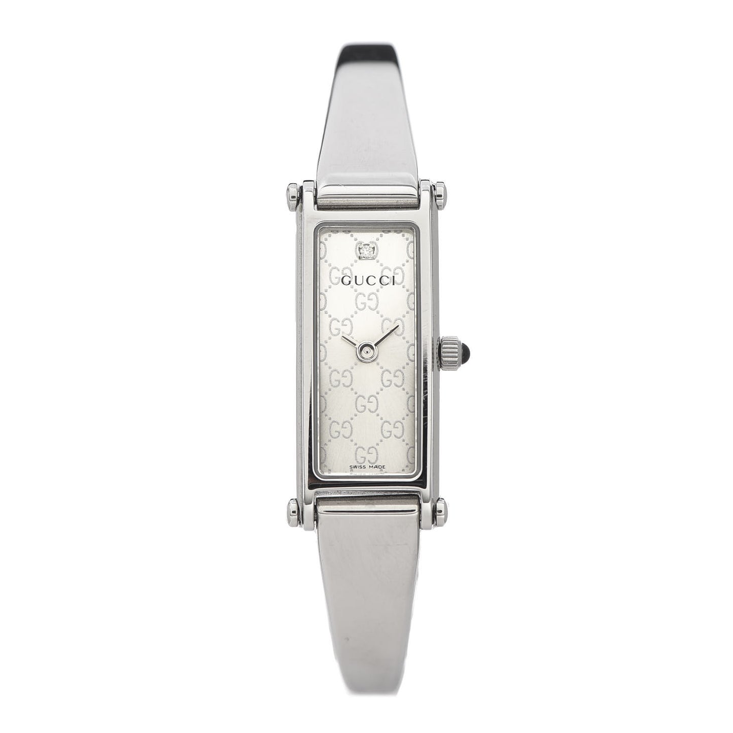 Stainless Steel Diamond 12mm 1500L Horsebit Quartz Watch