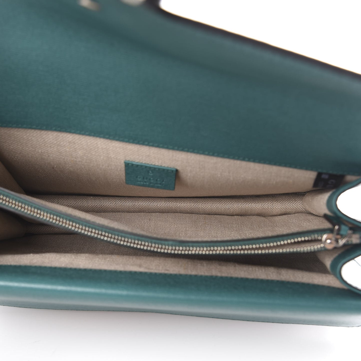 Calfskin Blooms Print Medium Dionysus Shoulder Bag Bright Emerald Multicolor