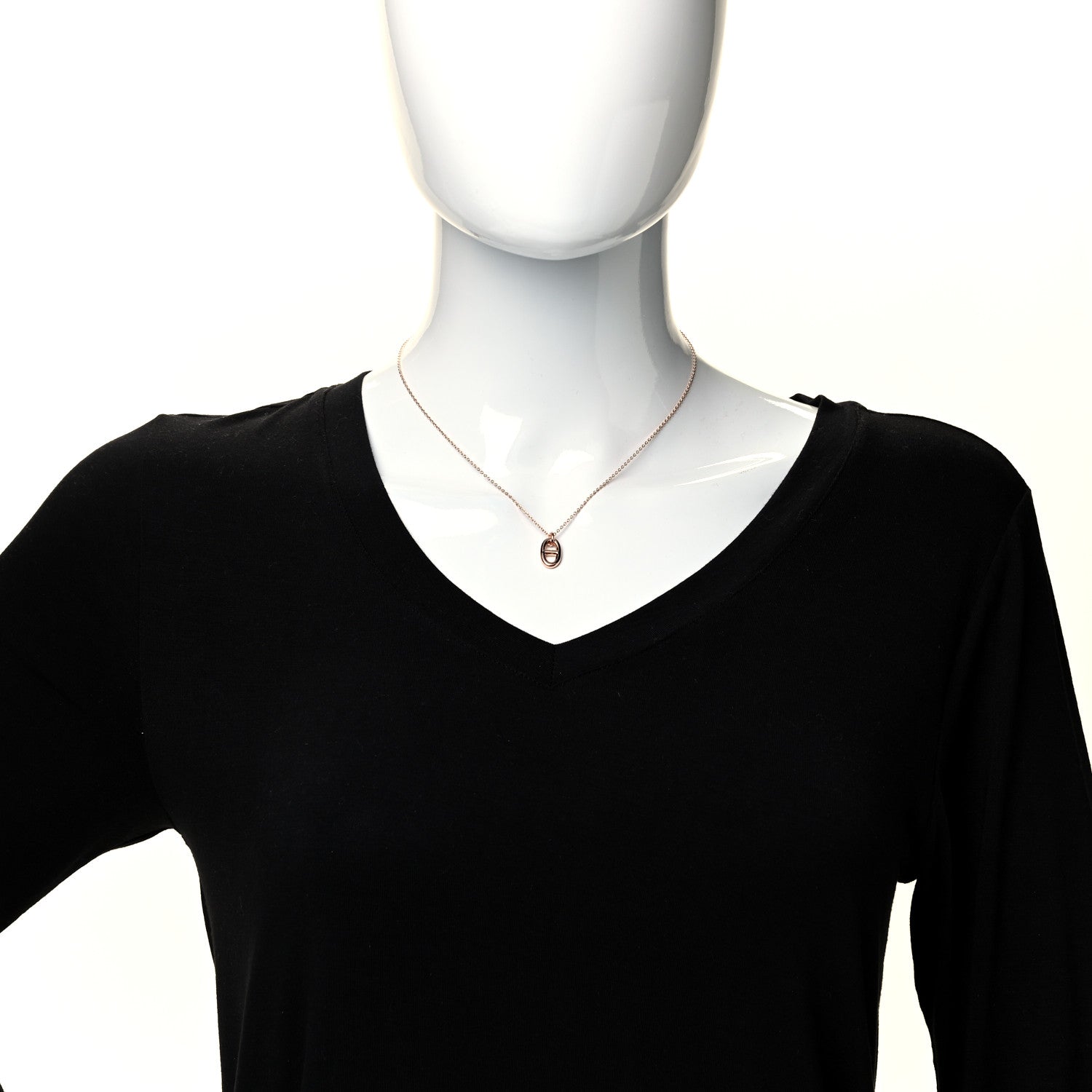 Hermes 18K Rose Gold PM Farandole Pendant Necklace 2 of 8